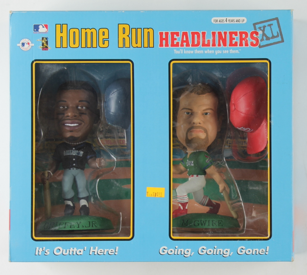 Set of (2) Home Run Headliners Figures with Ken Griffey Jr., Mark