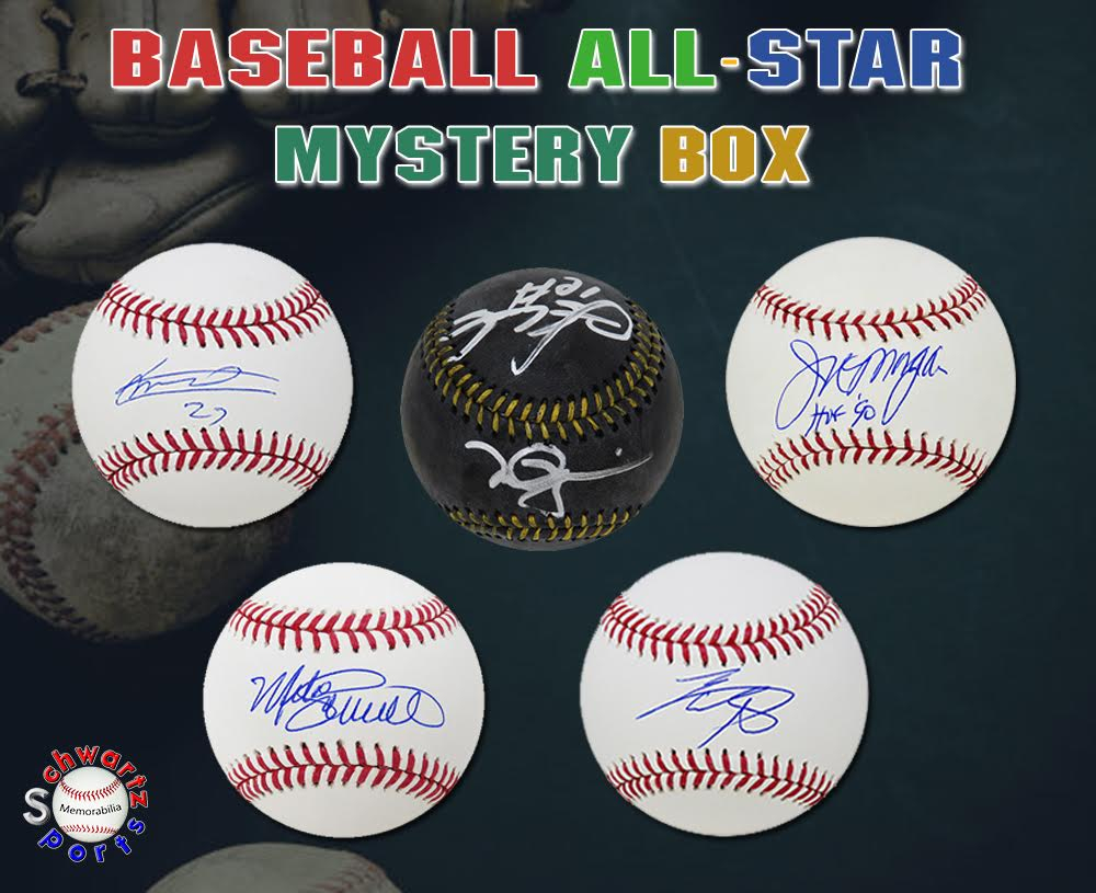 Schwartz Sports Baseball AllStars Signed Baseball Mystery Schwartz Sports Baseball AllStars Signed Baseball Mystery