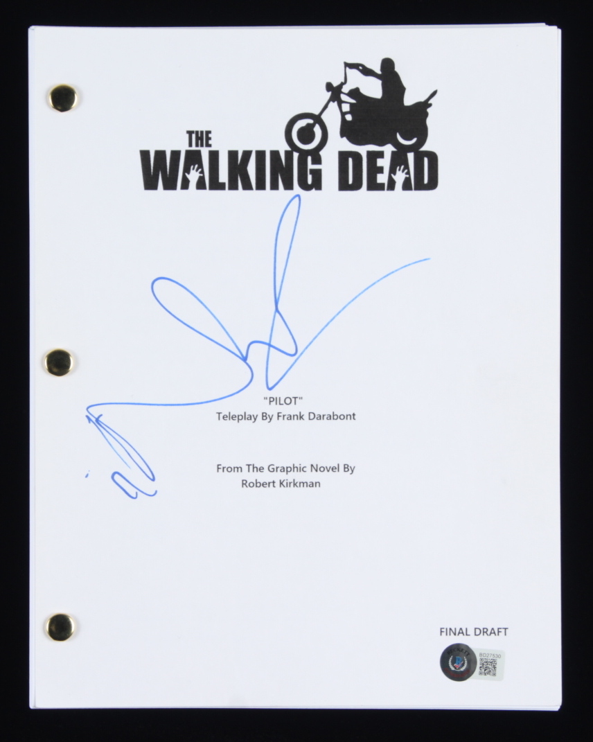 Andrew Lincoln Signed "The Walking Dead" Pilot Episode Script (Beckett COA) at PristineAuction.com Andrew Lincoln Signed "The Walking Dead" Pilot Episode Script (Beckett COA) at PristineAuction.com