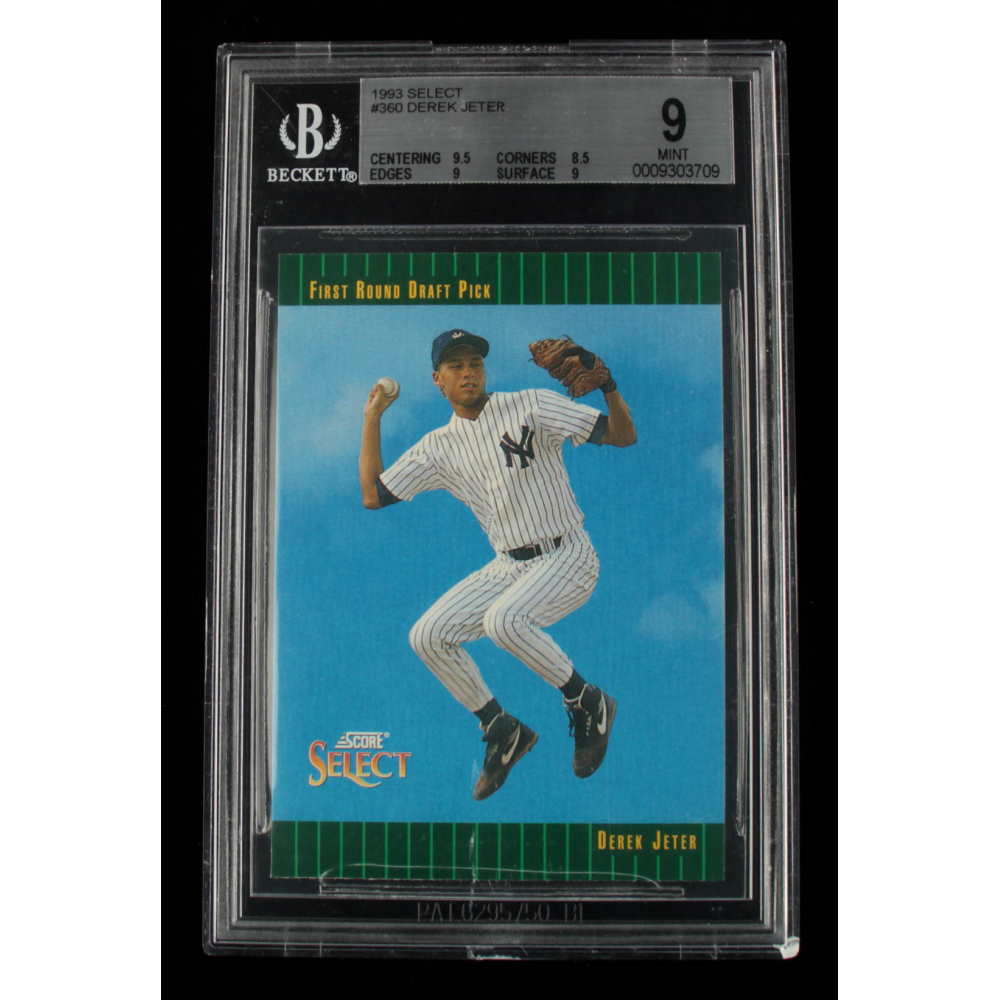 Derek Jeter 1993 Select #360 RC (BGS 9) | Pristine Auction