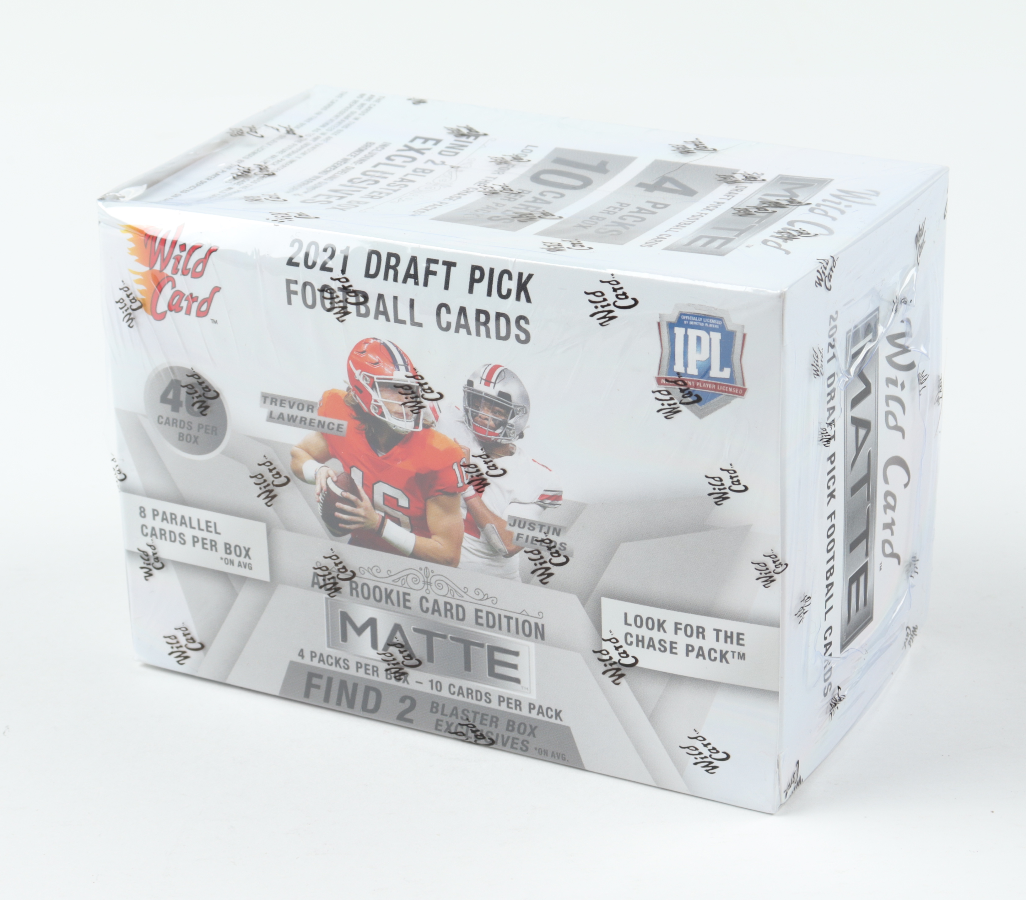 2021 Wild Card Matte White Football Blaster Box with (4) Packs at PristineAuction.com 2021 Wild Card Matte White Football Blaster Box with (4) Packs at PristineAuction.com