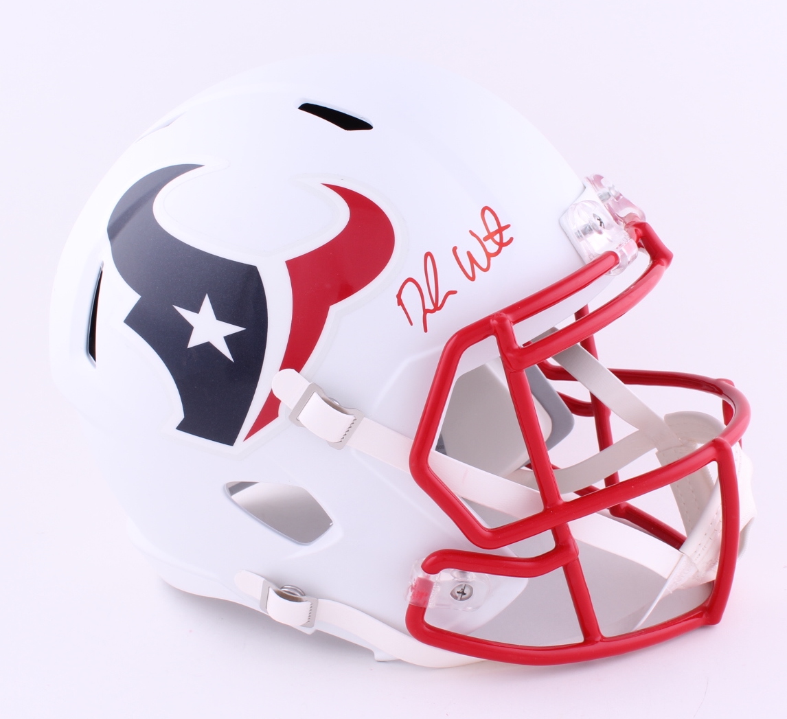 Deshaun Watson Signed Texans Full-Size Matte White Speed Helmet (Beckett COA) at PristineAuction.com Deshaun Watson Signed Texans Full-Size Matte White Speed Helmet (Beckett COA) at PristineAuction.com