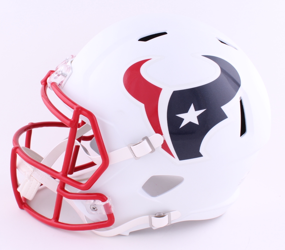 Deshaun Watson Signed Texans Full-Size Matte White Speed Helmet (Beckett COA) at PristineAuction.com Deshaun Watson Signed Texans Full-Size Matte White Speed Helmet (Beckett COA) at PristineAuction.com
