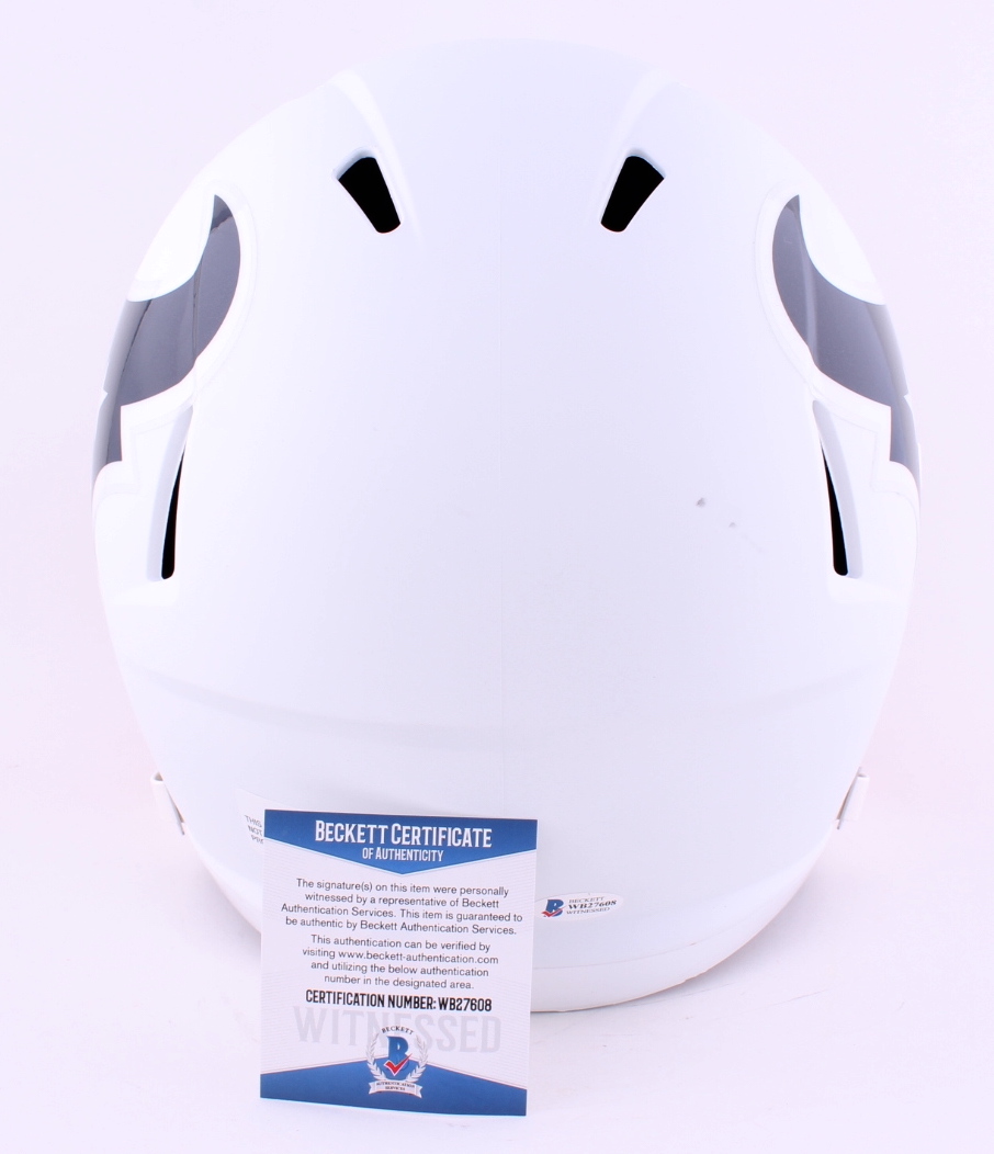 Deshaun Watson Signed Texans Full-Size Matte White Speed Helmet (Beckett COA) at PristineAuction.com Deshaun Watson Signed Texans Full-Size Matte White Speed Helmet (Beckett COA) at PristineAuction.com