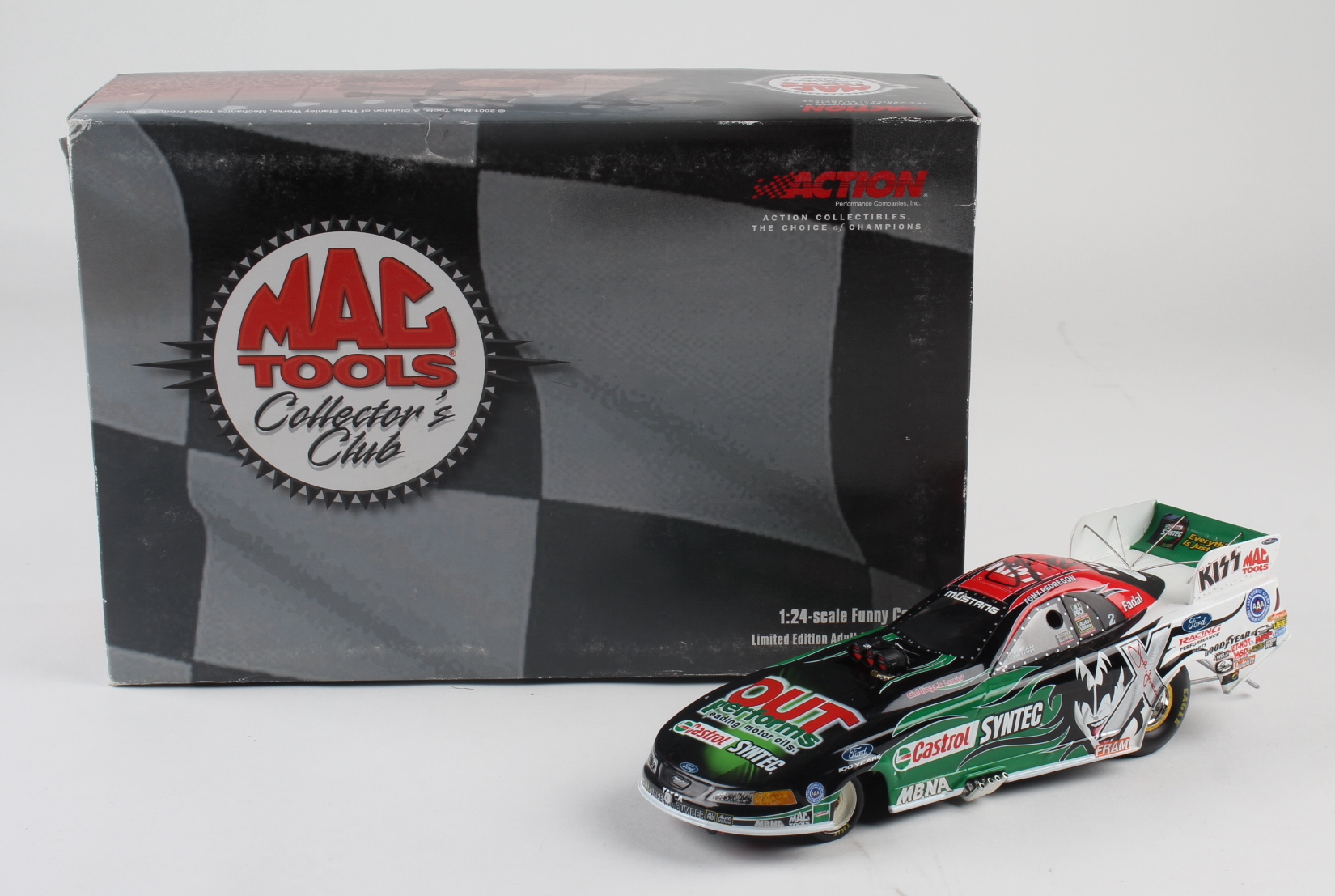 Tony Pedregon Signed LE Castrol Syntec / KISS / 2001 Mustang