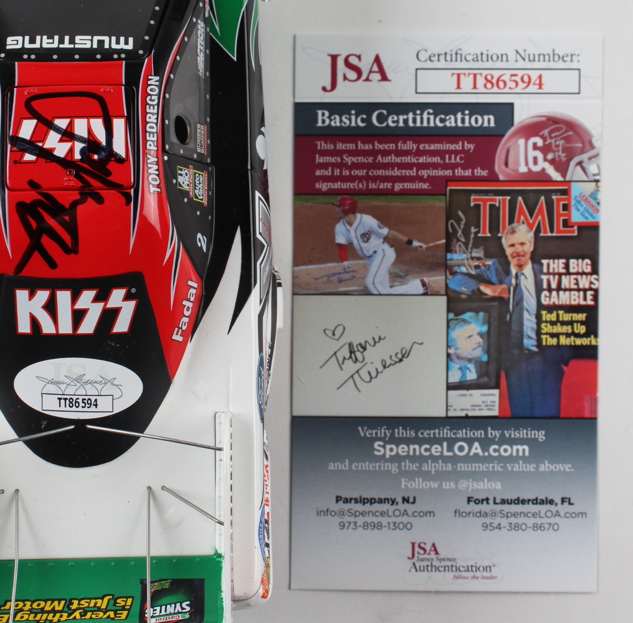 KISS トニー・ペドレゴン Castrol Syntec ファニーカー Tony Pedregon Signed LE Castrol Syntec / KISS / 2001 Mustang