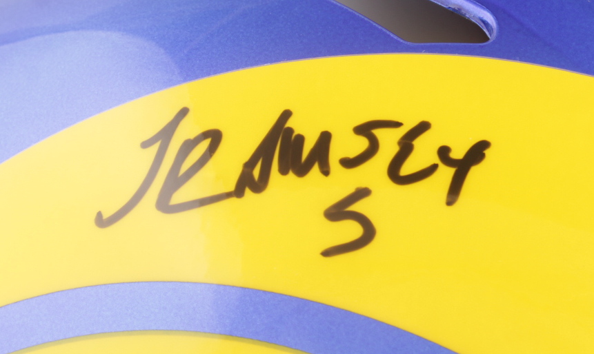 Jalen Ramsey Signed Rams Full-Size Authentic On-Field Speed Helmet (JSA) at PristineAuction.com Jalen Ramsey Signed Rams Full-Size Authentic On-Field Speed Helmet (JSA) at PristineAuction.com