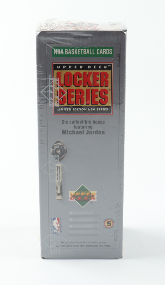 1991 Upper Deck NBA Michael Jordan Locker Series 5 Box with (7) Packs Pristine Auction