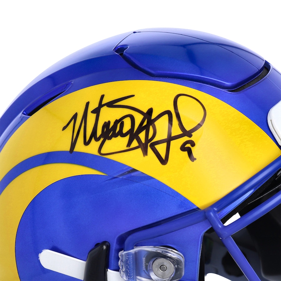 Matthew Stafford Signed Rams Full-Size Authentic On-Field Speedflex Helmet (Fanatics Hologram) at PristineAuction.com Matthew Stafford Signed Rams Full-Size Authentic On-Field Speedflex Helmet (Fanatics Hologram) at PristineAuction.com