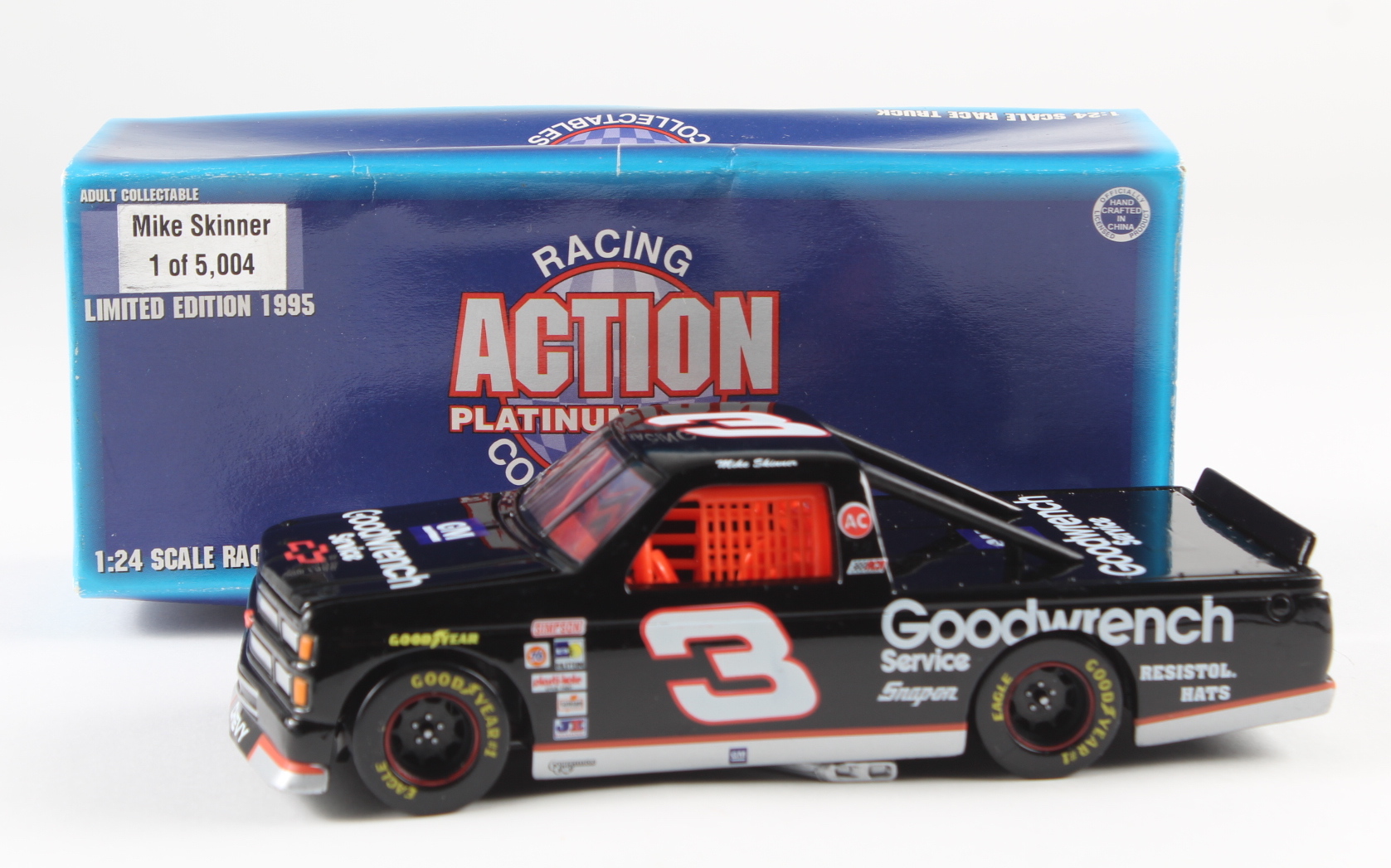 Mike Skinner LE #3 Goodwrench Service 1995 Chevrolet 1:24 Scale Die Cast Truck at PristineAuction.com Mike Skinner LE #3 Goodwrench Service 1995 Chevrolet 1:24 Scale Die Cast Truck at PristineAuction.com