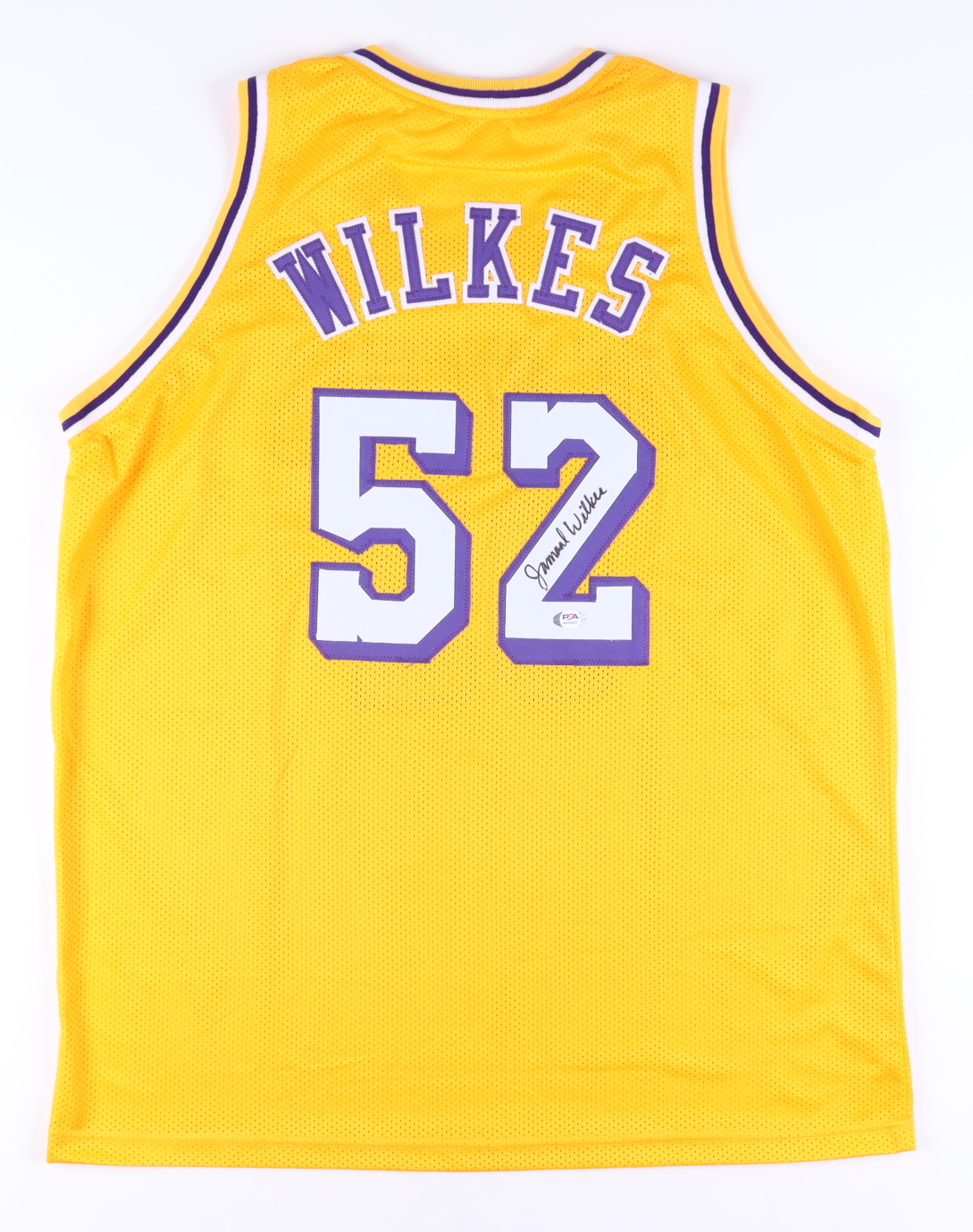 Jamaal Wilkes Signed Jersey (PSA) at PristineAuction.com Jamaal Wilkes Signed Jersey (PSA) at PristineAuction.com