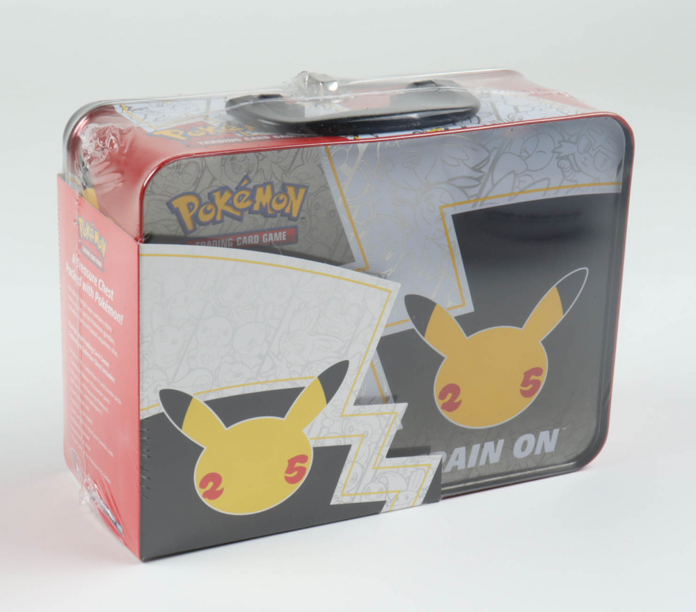 Pokemon TCG 25th Anniversary Celebrations Collector Chest with (8