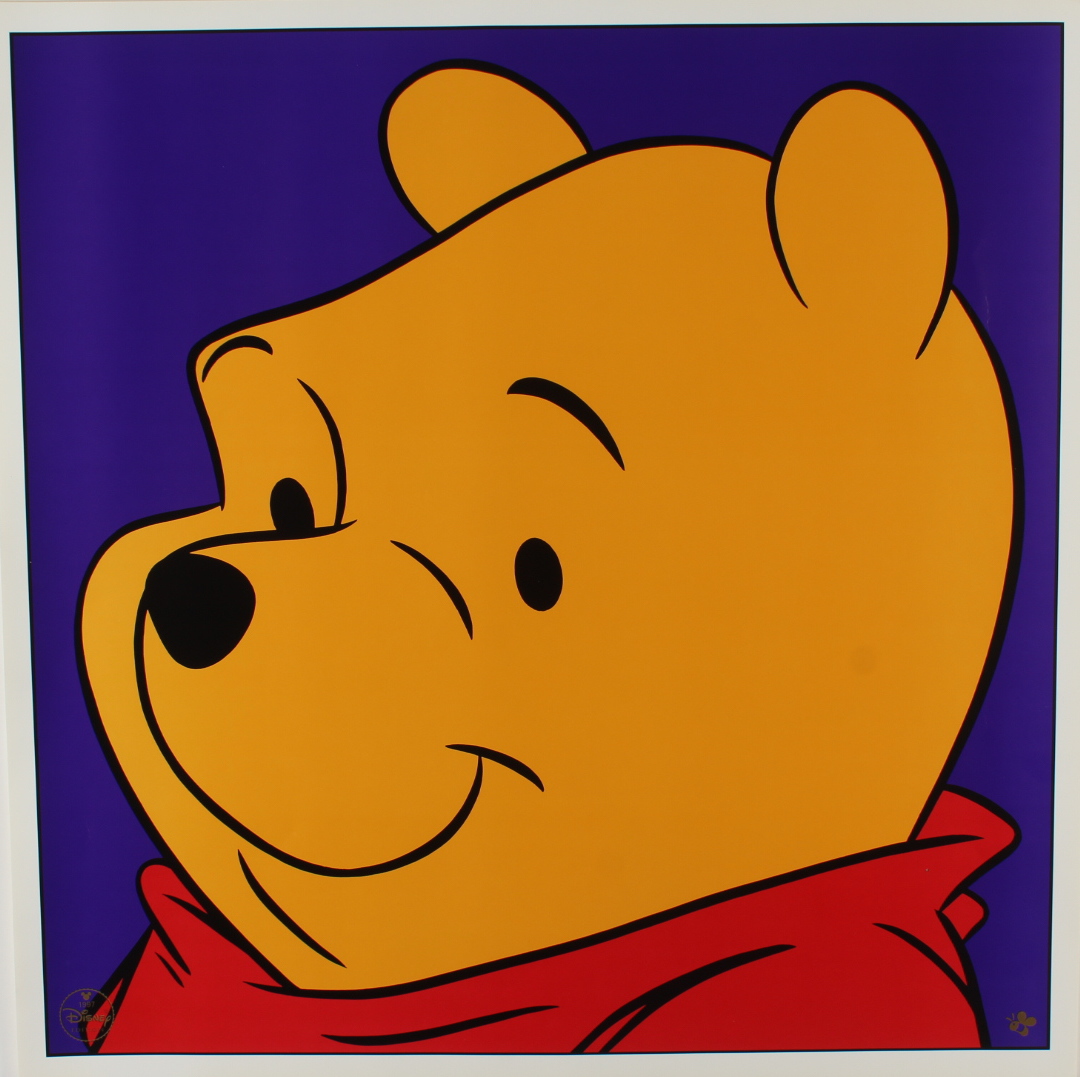 Set of (3) 1997 Disney Character LE 23x23 Lithographs with Winnie the Pooh, Tigger & The Genie with Disney Seals at PristineAuction.com Set of (3) 1997 Disney Character LE 23x23 Lithographs with Winnie the Pooh, Tigger & The Genie with Disney Seals at PristineAuction.com