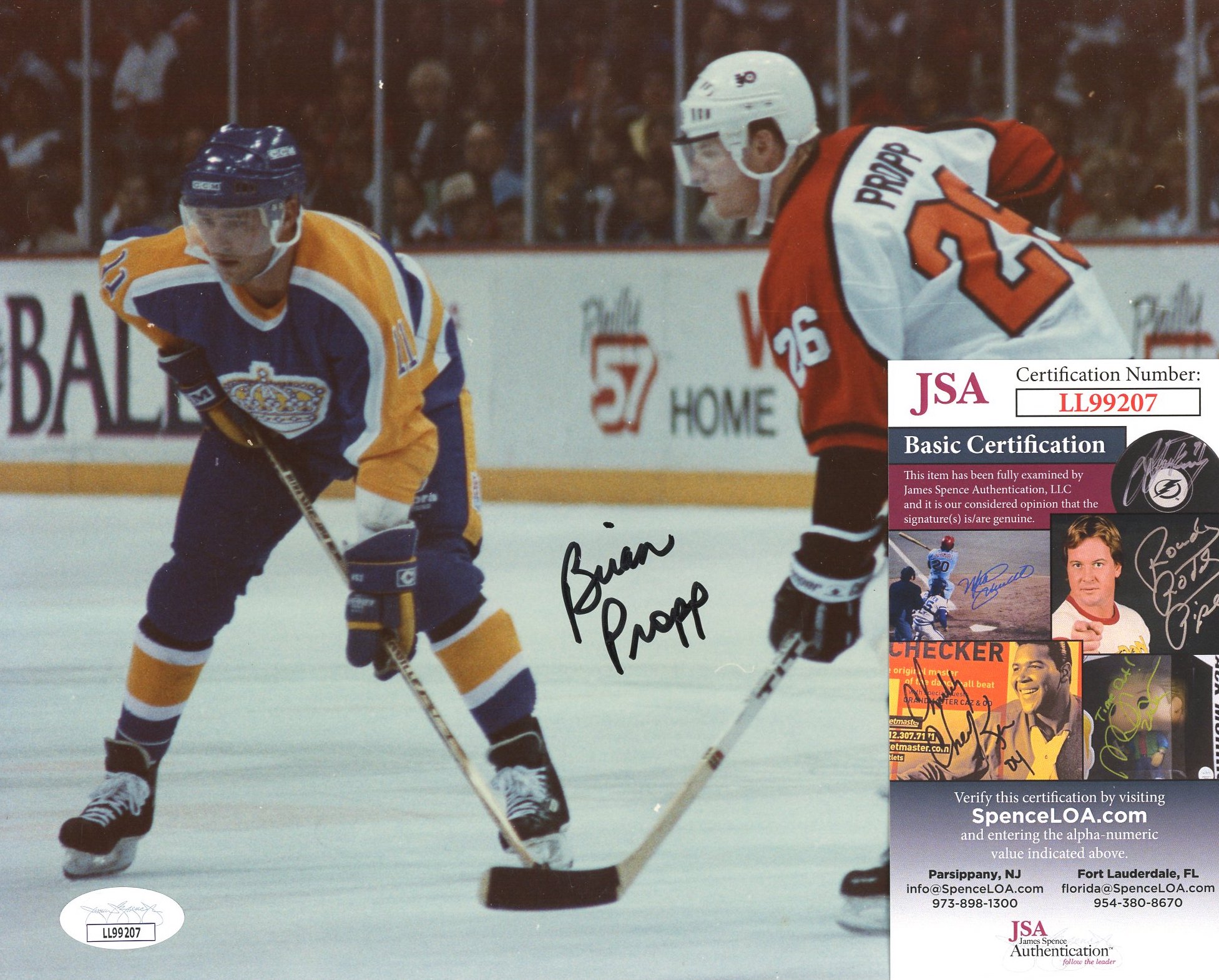 Brian Propp Signed Flyers 8x10 Photo (JSA) at PristineAuction.com Brian Propp Signed Flyers 8x10 Photo (JSA) at PristineAuction.com