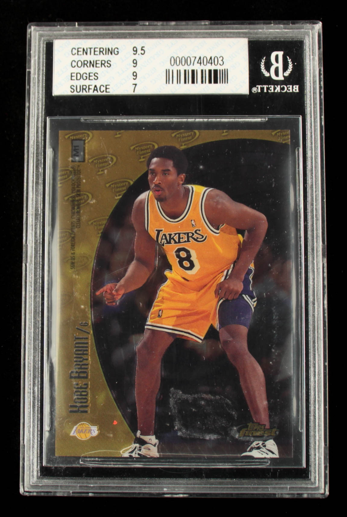 Michael Jordan / Kobe Bryant 1998-99 Finest Mystery Finest #M1 (BGS 8) at PristineAuction.com Michael Jordan / Kobe Bryant 1998-99 Finest Mystery Finest #M1 (BGS 8) at PristineAuction.com