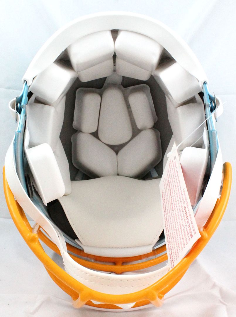 Austin Ekeler Signed Chargers Full-Size Authentic On-Field Flash Alternate Speed Helmet (PSA Hologram) at PristineAuction.com Austin Ekeler Signed Chargers Full-Size Authentic On-Field Flash Alternate Speed Helmet (PSA Hologram) at PristineAuction.com