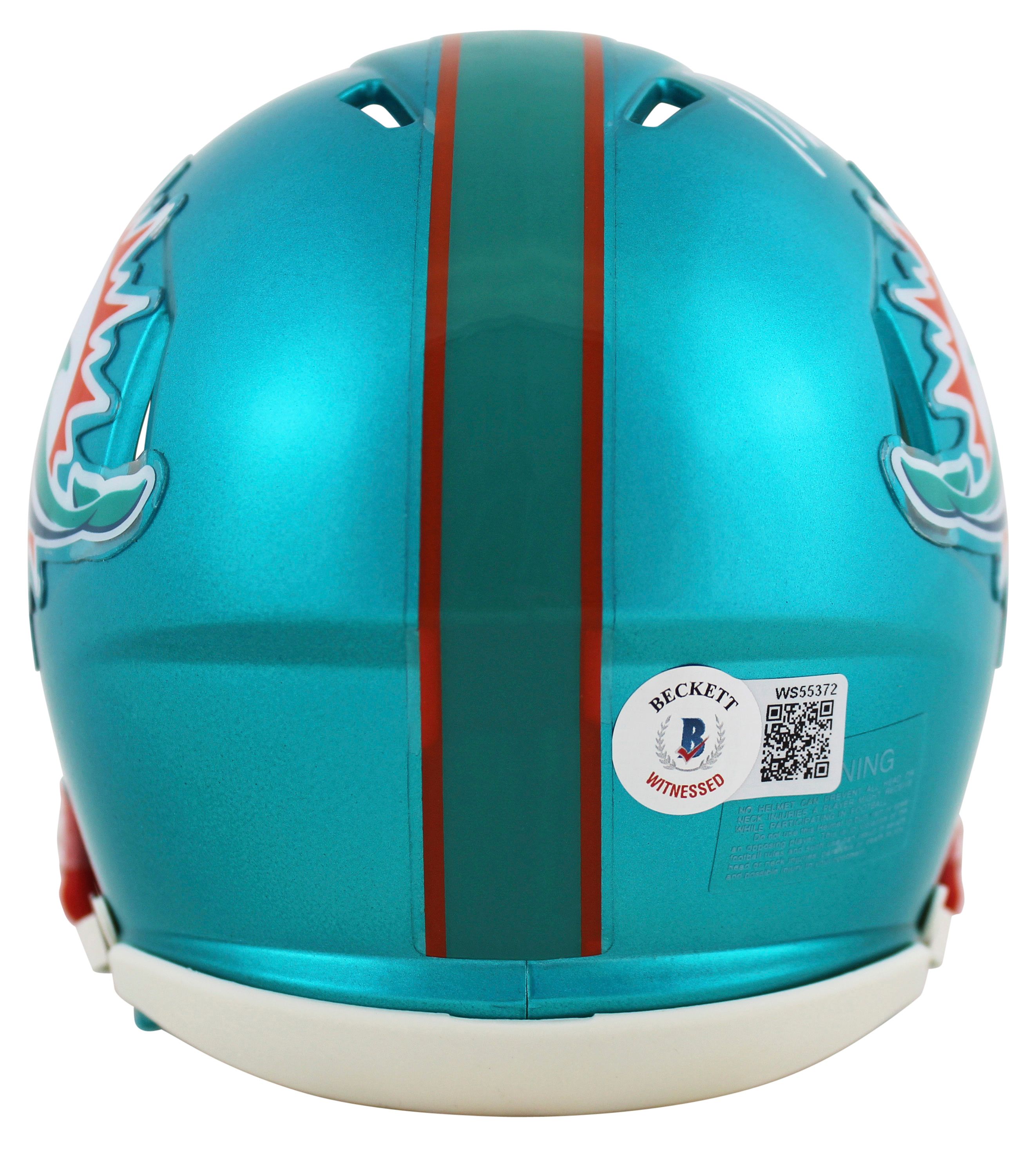Mike Gesicki Signed Dolphins Flash Alternate Speed Mini Helmet (Beckett) at PristineAuction.com Mike Gesicki Signed Dolphins Flash Alternate Speed Mini Helmet (Beckett) at PristineAuction.com
