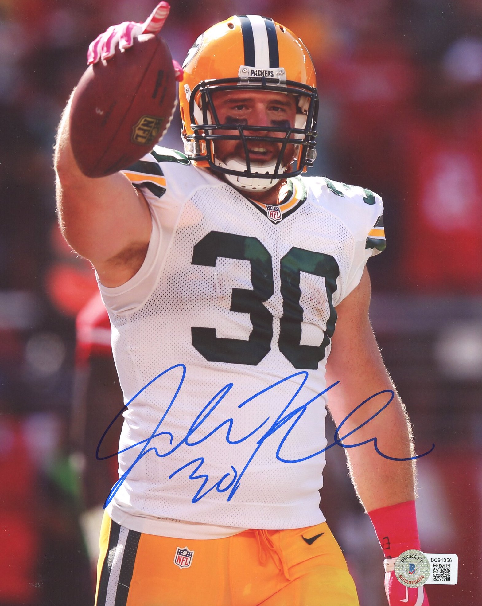 John Kuhn Signed Packers 8x10 Photo (Beckett COA) at PristineAuction.com John Kuhn Signed Packers 8x10 Photo (Beckett COA) at PristineAuction.com