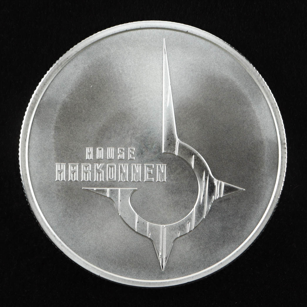 DUNE House Harkonnen 1 oz .999 Fine Silver Bullion Round at PristineAuction.com DUNE House Harkonnen 1 oz .999 Fine Silver Bullion Round at PristineAuction.com