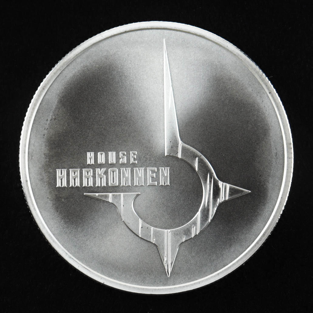 DUNE House Harkonnen 1 oz .999 Fine Silver Bullion Round at PristineAuction.com DUNE House Harkonnen 1 oz .999 Fine Silver Bullion Round at PristineAuction.com