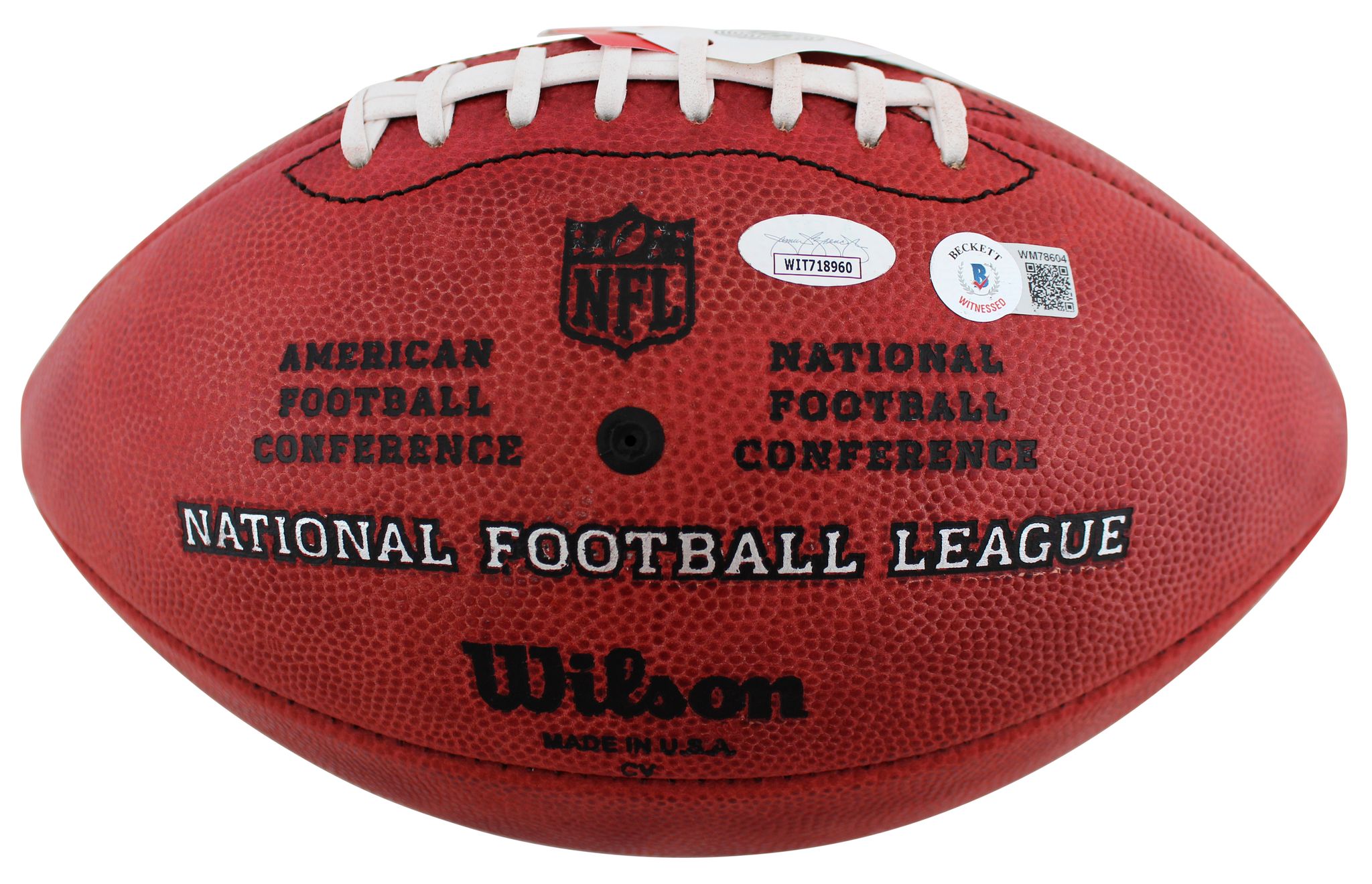 Emmitt Smith & Tony Dorsett Signed "The Duke" Official NFL Game Ball Inscribed "America's Team" (Beckett & JSA) at PristineAuction.com Emmitt Smith & Tony Dorsett Signed "The Duke" Official NFL Game Ball Inscribed "America's Team" (Beckett & JSA) at PristineAuction.com