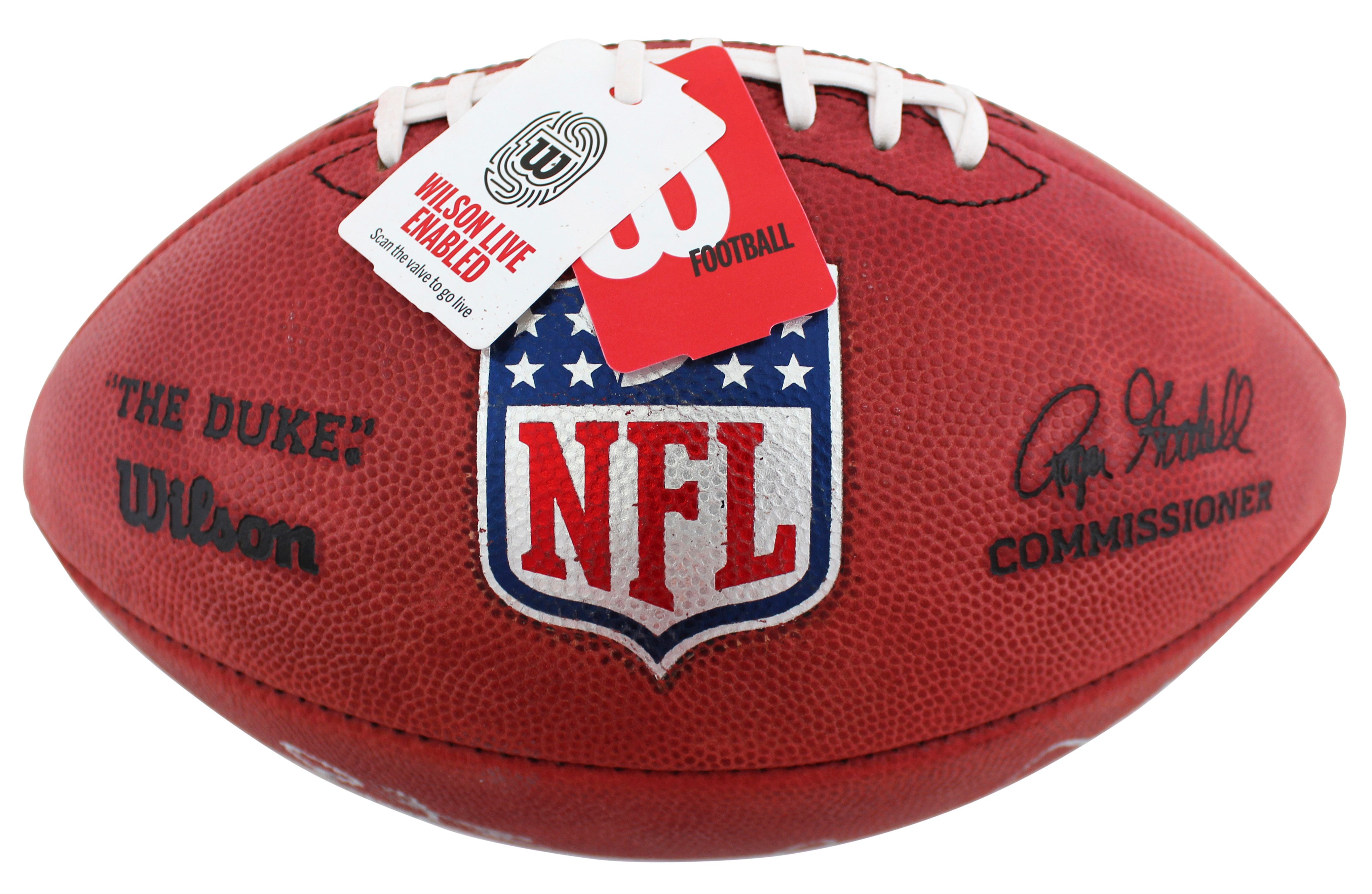 Emmitt Smith & Tony Dorsett Signed "The Duke" Official NFL Game Ball Inscribed "America's Team" (Beckett & JSA) at PristineAuction.com Emmitt Smith & Tony Dorsett Signed "The Duke" Official NFL Game Ball Inscribed "America's Team" (Beckett & JSA) at PristineAuction.com