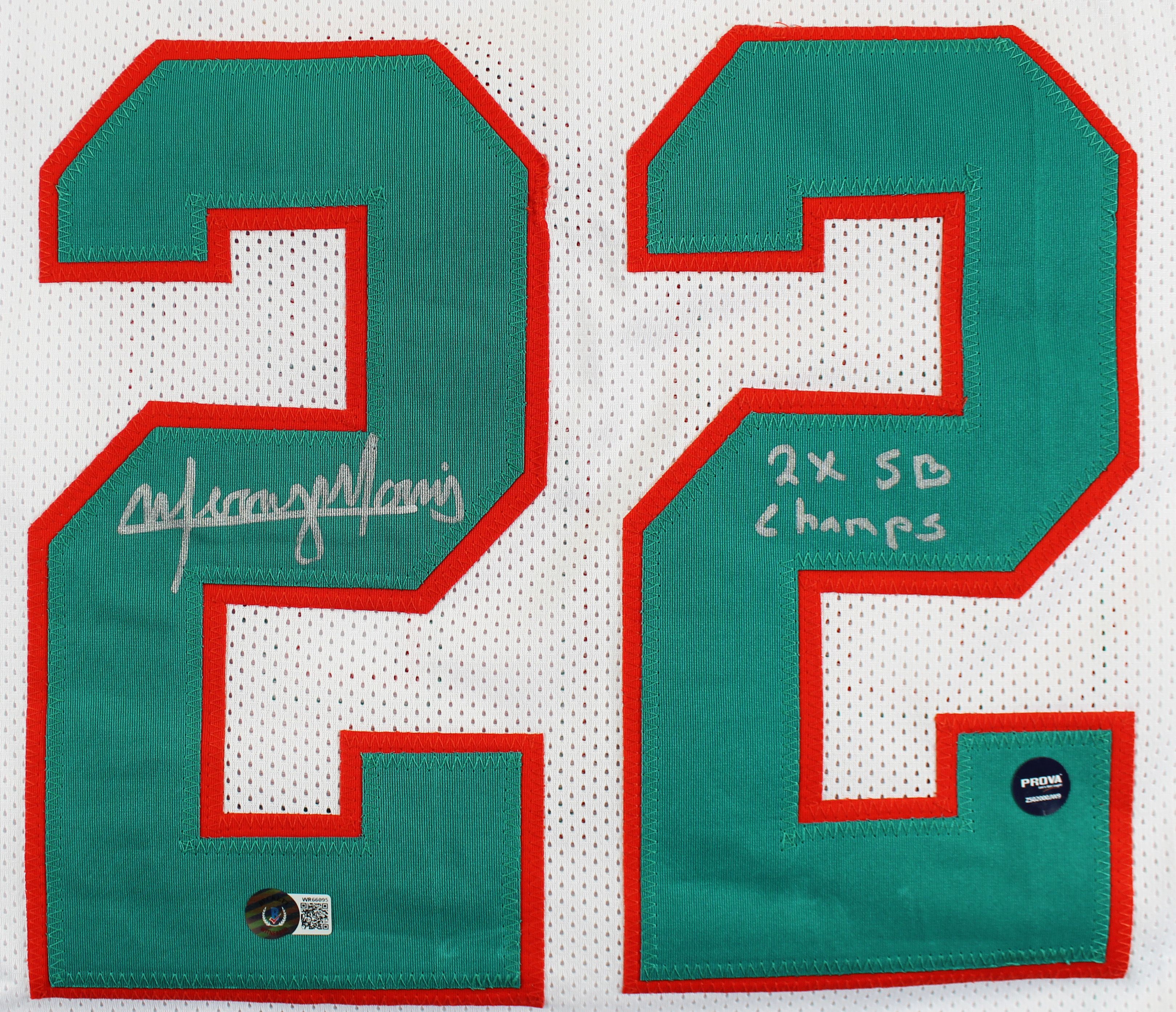 Mercury Morris Signed Jersey Inscribed "2x SB Champs" (Beckett & Prova) at PristineAuction.com Mercury Morris Signed Jersey Inscribed "2x SB Champs" (Beckett & Prova) at PristineAuction.com