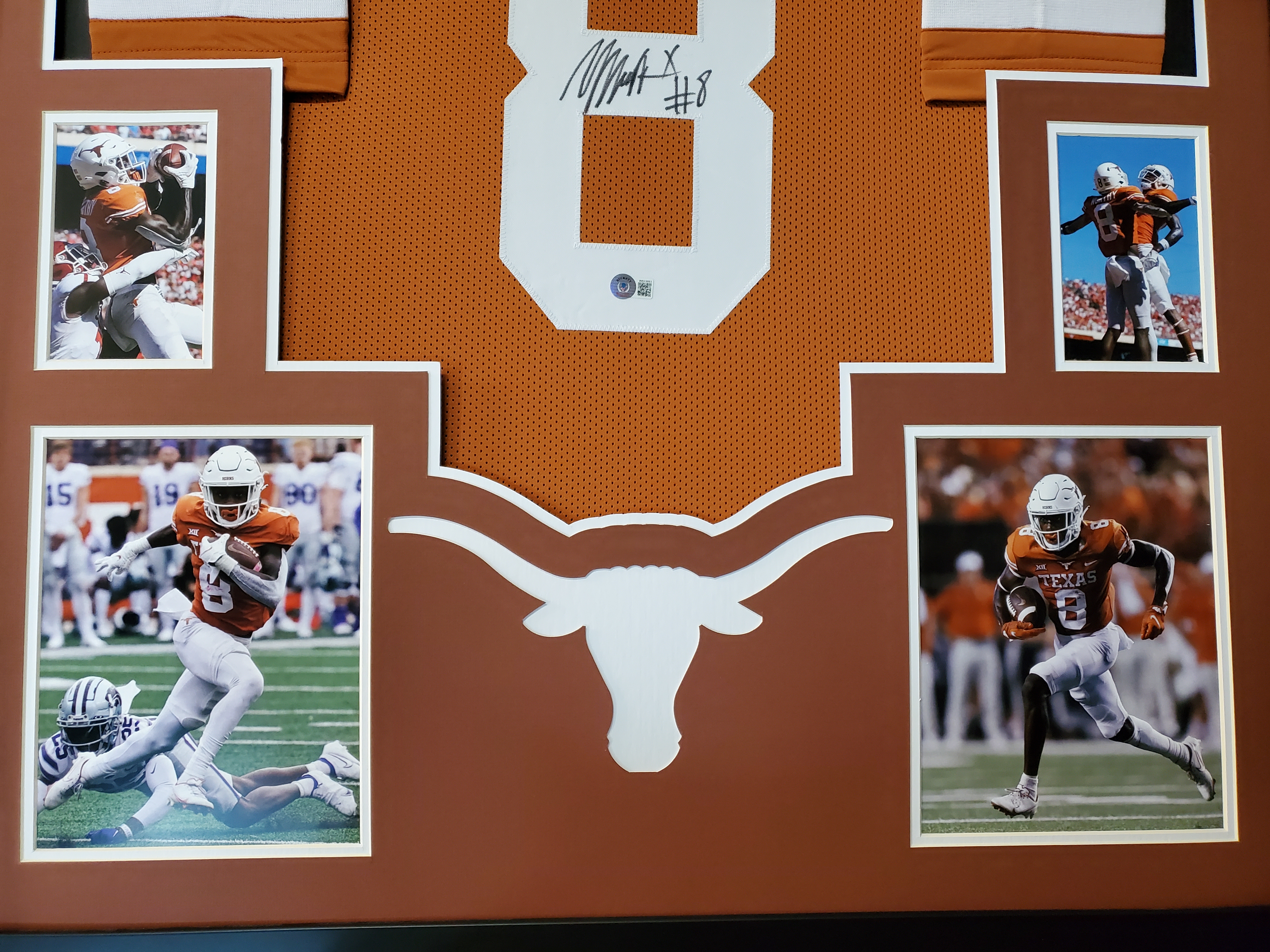 Xavier Worthy Signed 34x42 Custom Framed Jersey Display (Beckett Hologram) at PristineAuction.com Xavier Worthy Signed 34x42 Custom Framed Jersey Display (Beckett Hologram) at PristineAuction.com