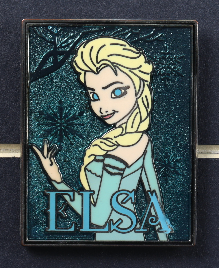 "Frozen" 15x22 Custom Framed Movie Poster Display with (2) Movie Pins at PristineAuction.com "Frozen" 15x22 Custom Framed Movie Poster Display with (2) Movie Pins at PristineAuction.com