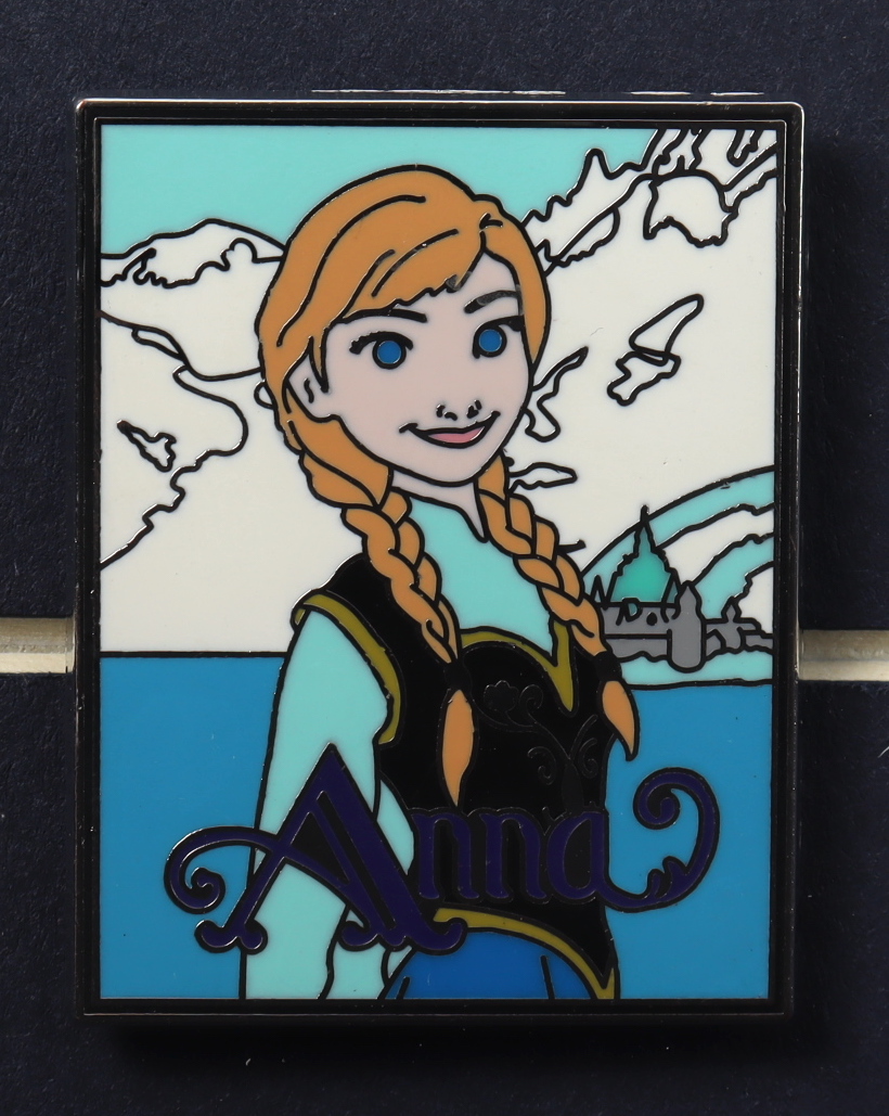 "Frozen" 15x22 Custom Framed Movie Poster Display with (2) Movie Pins at PristineAuction.com "Frozen" 15x22 Custom Framed Movie Poster Display with (2) Movie Pins at PristineAuction.com