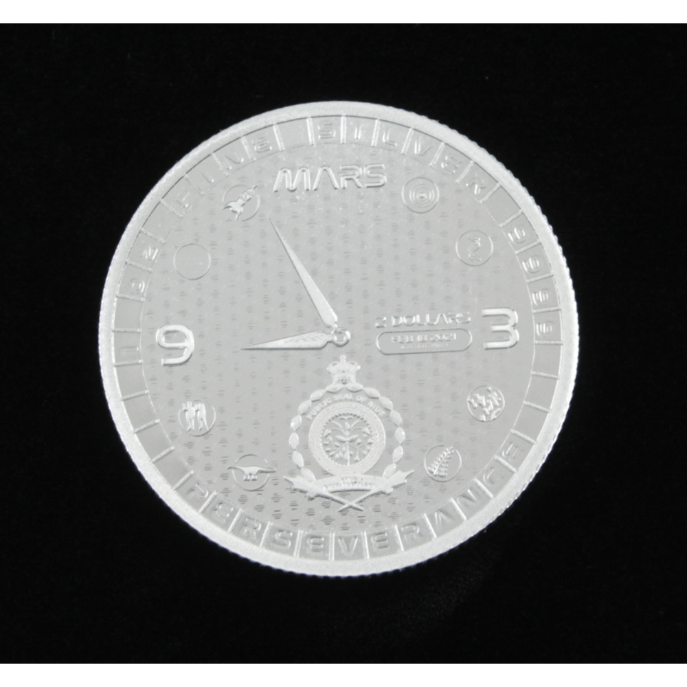 2021 Niue 1 oz Silver Perseverance Mars Rover $2 Two Dollar Coin ...