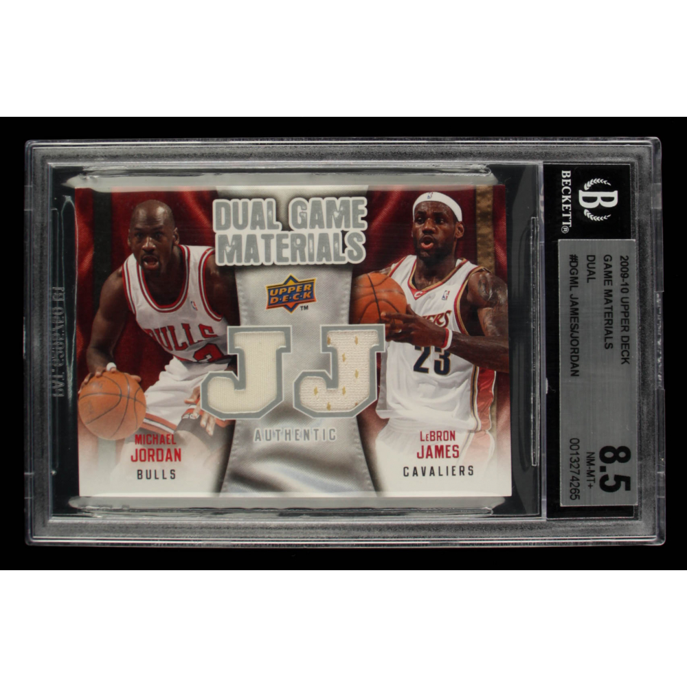 LeBron James / Michael Jordan 200910 Upper Deck Game Materials Dual 