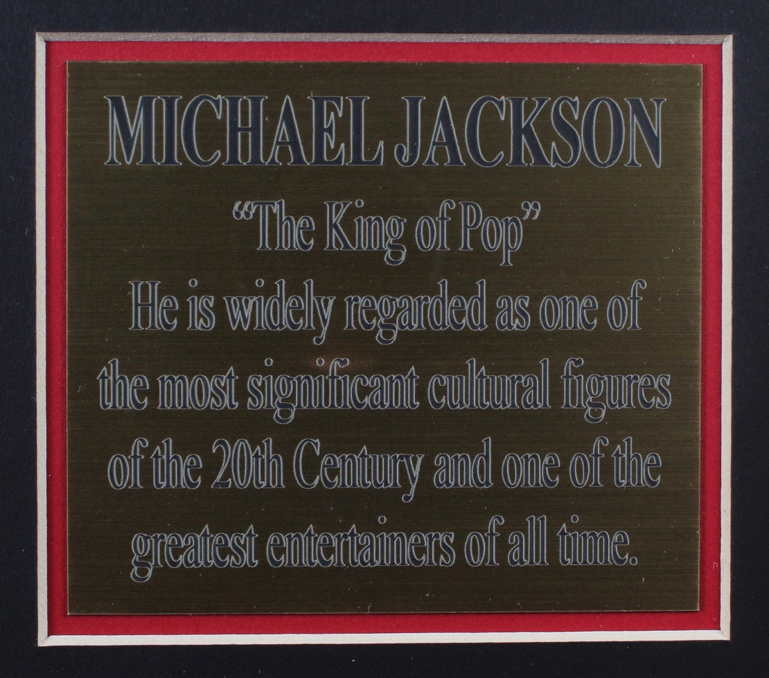 Michael Jackson 13x16 Custom Framed Matted Photo Display at PristineAuction.com Michael Jackson 13x16 Custom Framed Matted Photo Display at PristineAuction.com