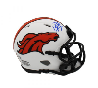 Peyton Manning Signed Broncos Lunar Eclipse Alternate Speed Mini Helmet (Fanatics) at PristineAuction.com