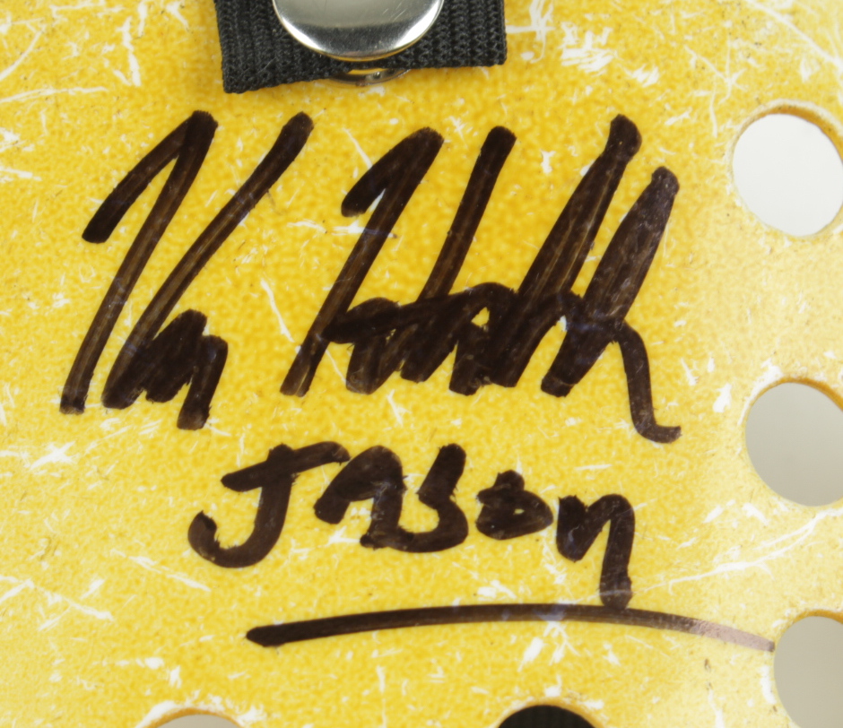 Kane Hodder Signed "Friday the 13th" Mask Inscribed "Jason" (JSA COA) at PristineAuction.com Kane Hodder Signed "Friday the 13th" Mask Inscribed "Jason" (JSA COA) at PristineAuction.com