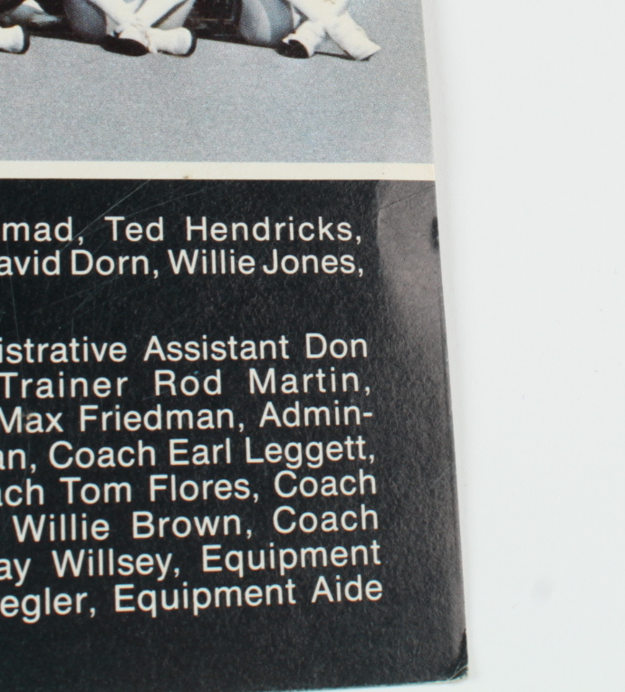 1982 Raiders 11x14 Photo at PristineAuction.com 1982 Raiders 11x14 Photo at PristineAuction.com