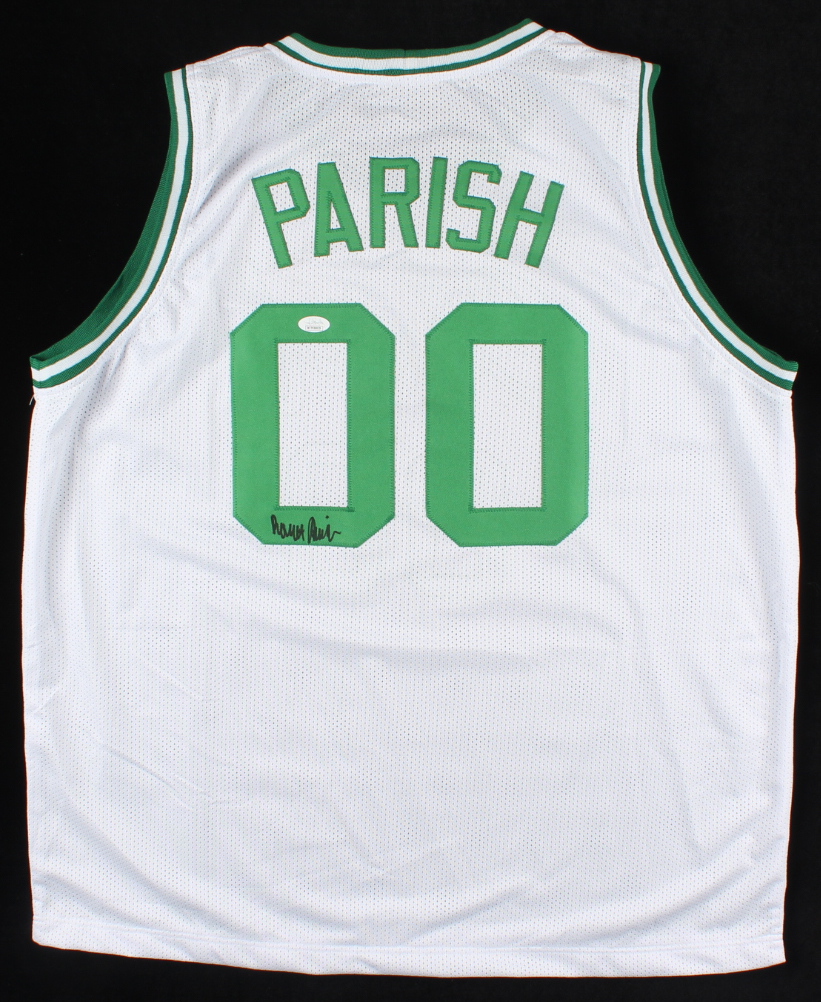 Robert Parish Signed Jersey (JSA COA) at PristineAuction.com Robert Parish Signed Jersey (JSA COA) at PristineAuction.com