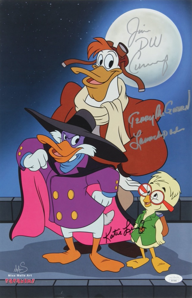 Jim Cummings, Katie Leigh & Terry McGovern Signed "Darkwing Duck