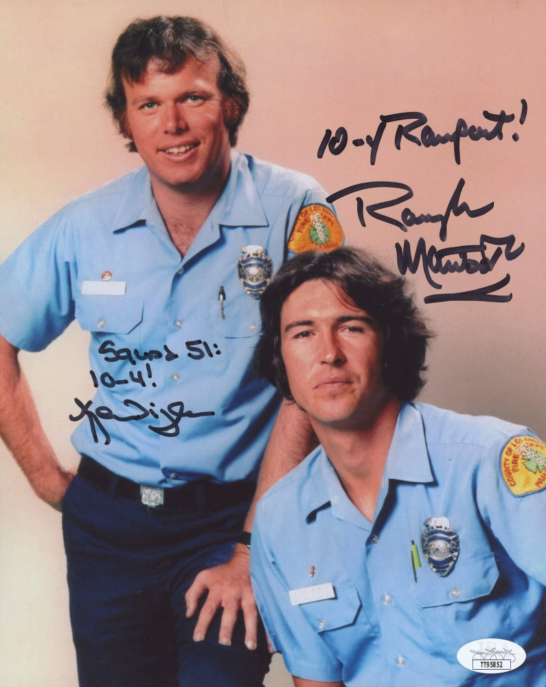 Kevin Tighe & Randolph Mantooth Signed "Emergency!" 8x10 Photo ...
