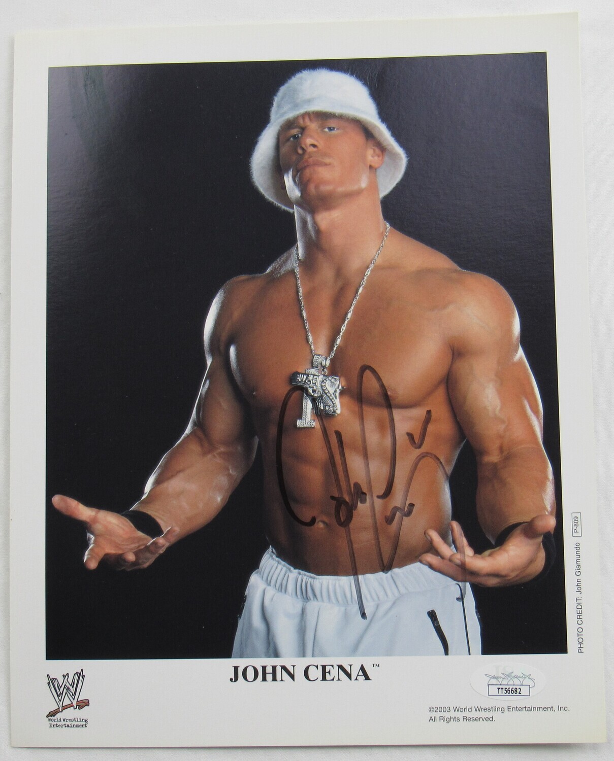 John Cena Signed WWE 8x10 Photo (JSA) at PristineAuction.com John Cena Signed WWE 8x10 Photo (JSA) at PristineAuction.com