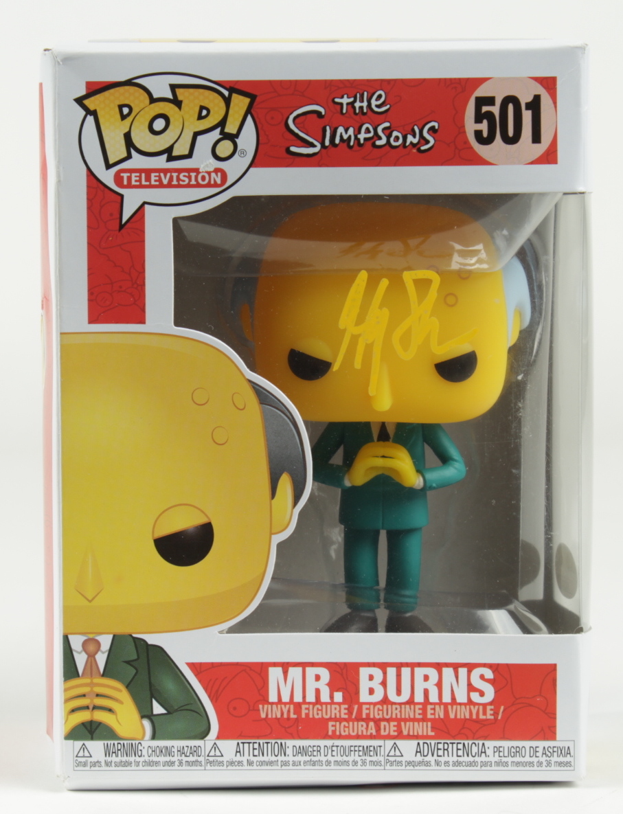 Harry Shearer Signed "The Simpsons" Mr. Burns #501 Funko Pop! Vinyl Figure (JSA COA) at PristineAuction.com Harry Shearer Signed "The Simpsons" Mr. Burns #501 Funko Pop! Vinyl Figure (JSA COA) at PristineAuction.com