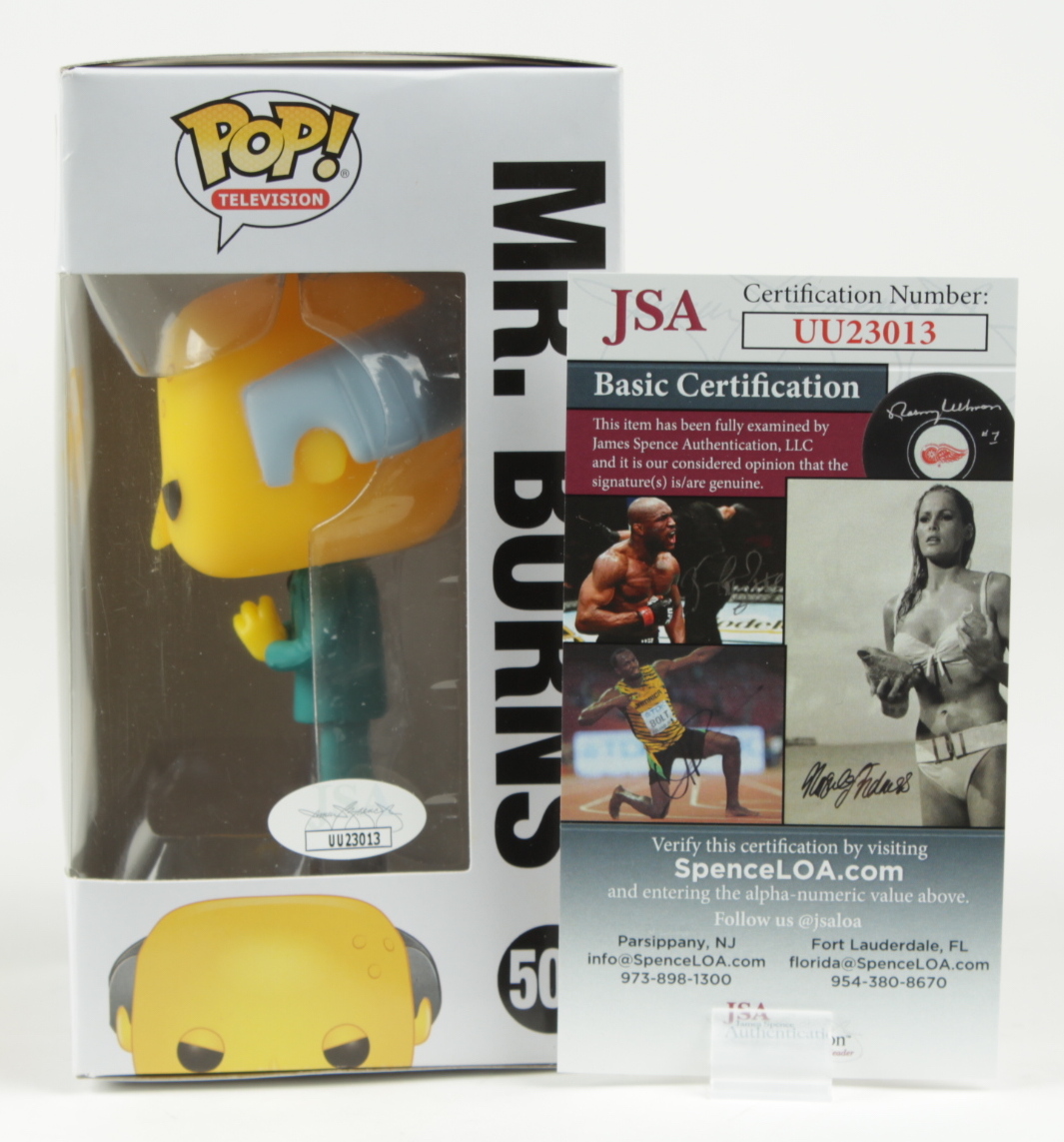 Harry Shearer Signed "The Simpsons" Mr. Burns #501 Funko Pop! Vinyl Figure (JSA COA) at PristineAuction.com Harry Shearer Signed "The Simpsons" Mr. Burns #501 Funko Pop! Vinyl Figure (JSA COA) at PristineAuction.com