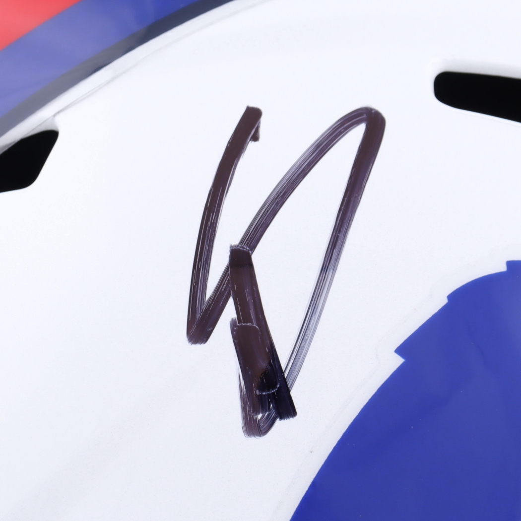 Stefon Diggs Signed Bills Full-Size Speed Helmet (Beckett Hologram) at PristineAuction.com Stefon Diggs Signed Bills Full-Size Speed Helmet (Beckett Hologram) at PristineAuction.com
