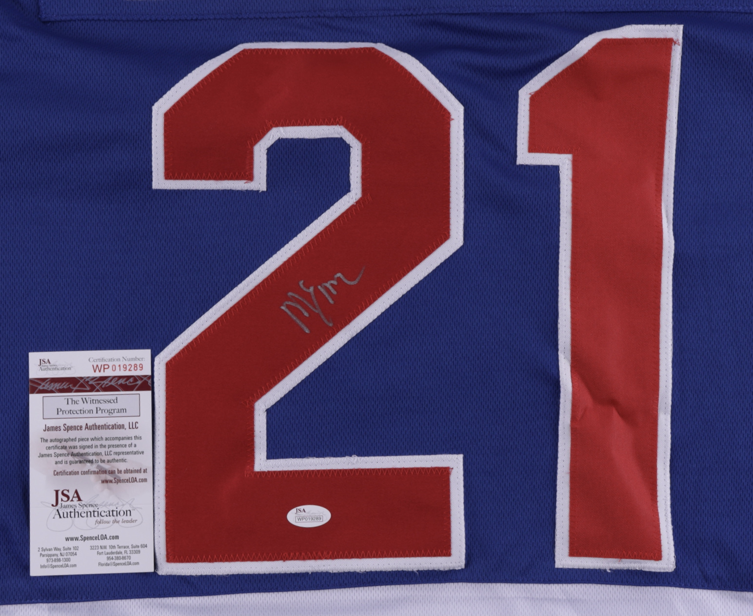 Mike Eruzione Signed Jersey (JSA COA) at PristineAuction.com Mike Eruzione Signed Jersey (JSA COA) at PristineAuction.com