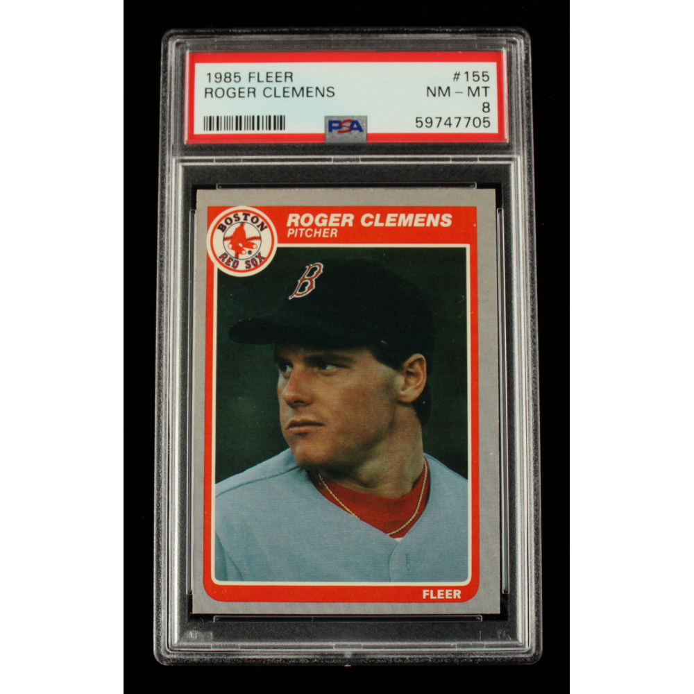 Roger Clemens 1985 Fleer #155 RC (PSA 8) | Pristine Auction