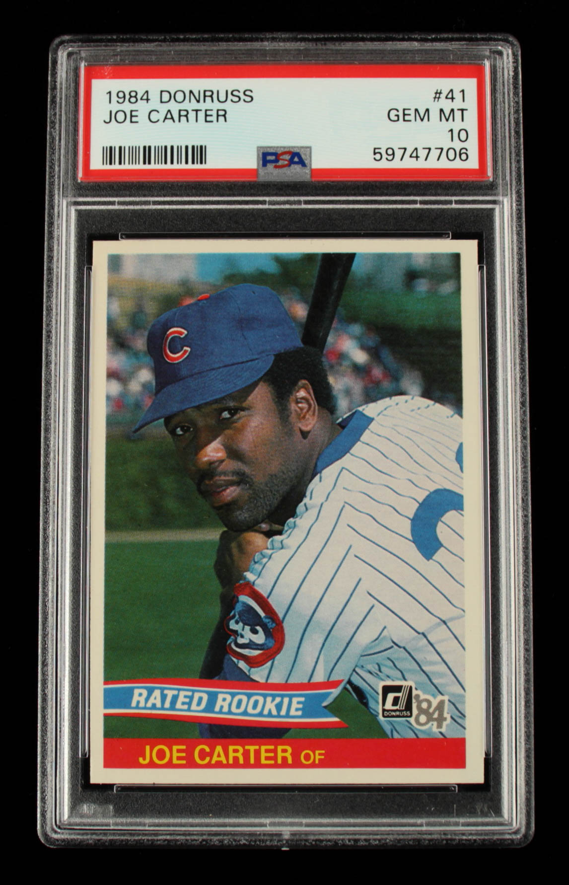 Joe Carter 1984 Donruss #41 RR RC (PSA 10) at PristineAuction.com Joe Carter 1984 Donruss #41 RR RC (PSA 10) at PristineAuction.com