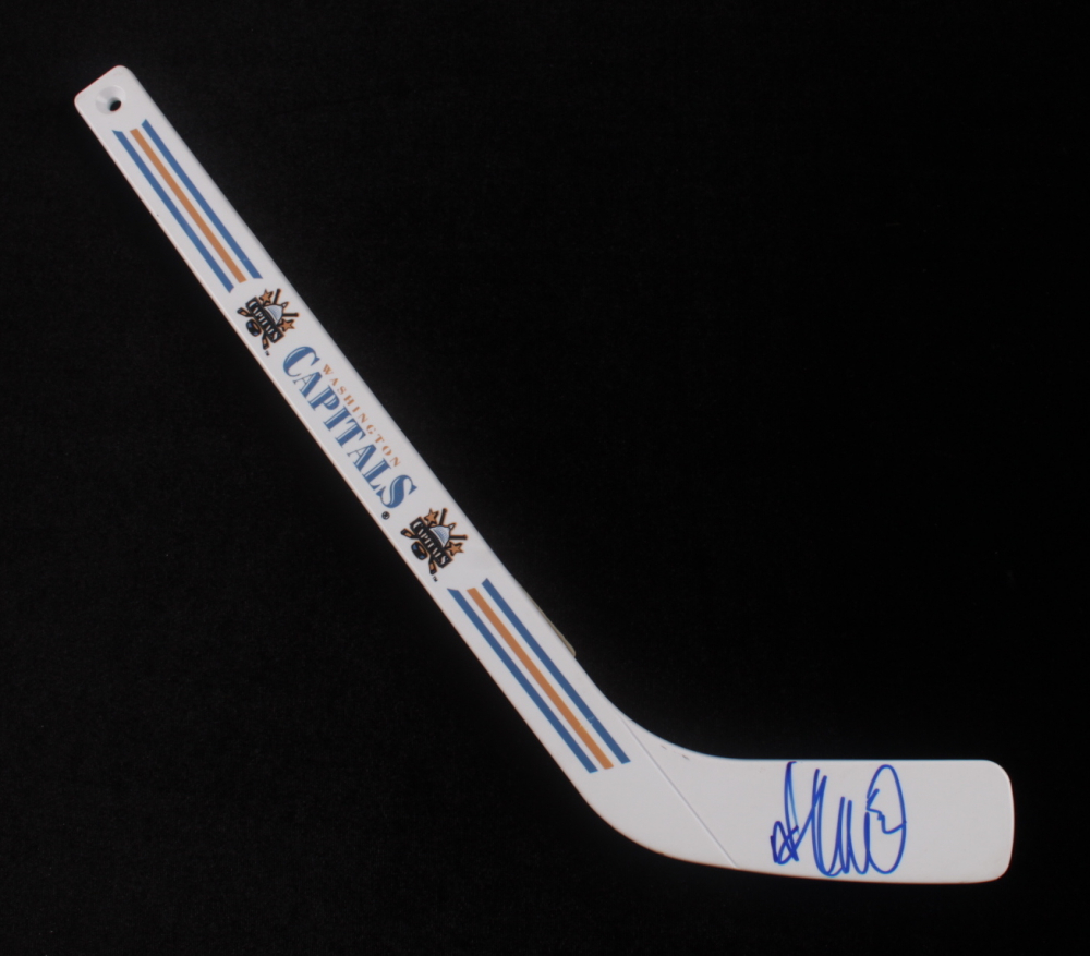 Mike Green Signed Capitals Logo Mini Hockey Stick (JSA COA) Pristine Auction