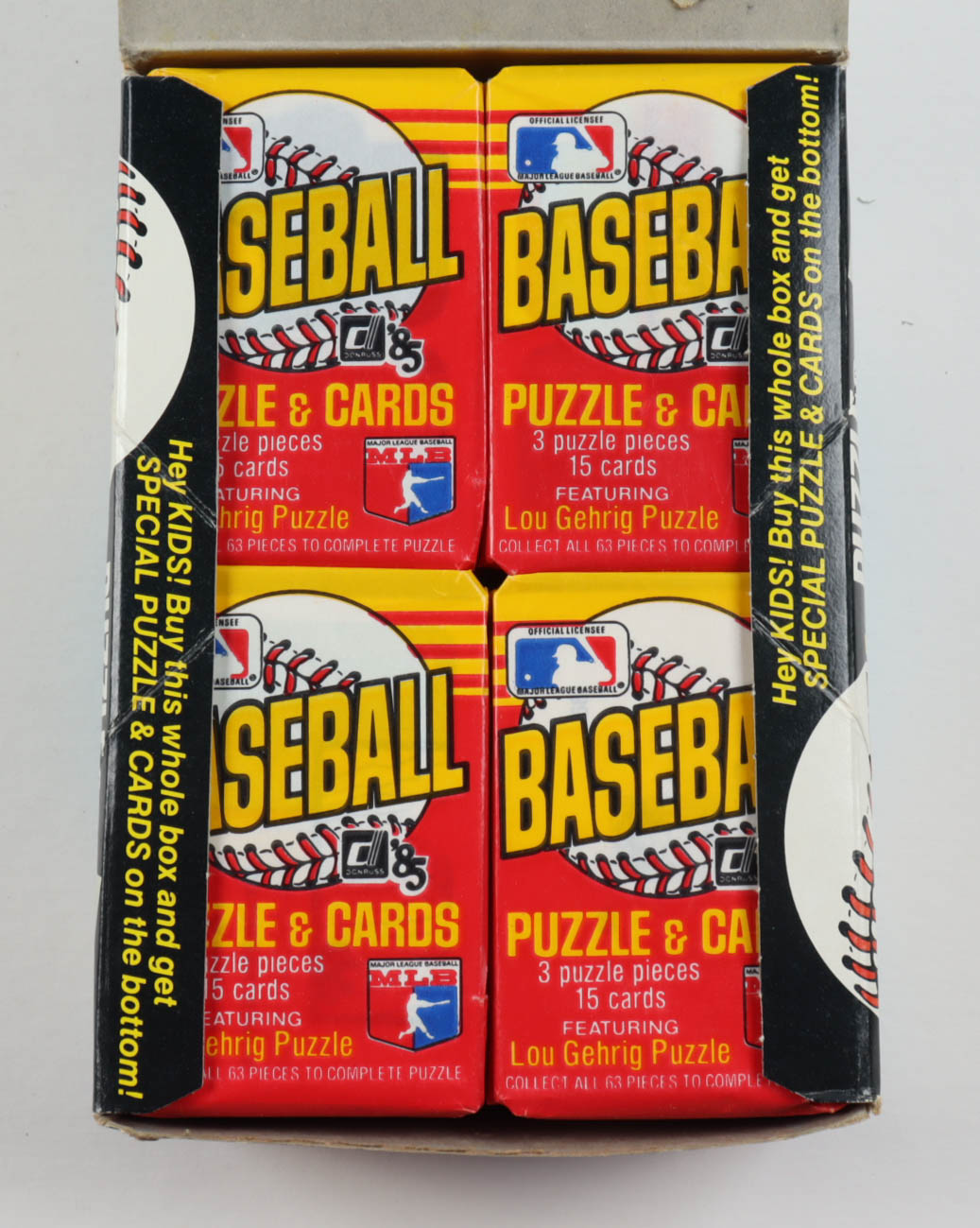 1985 Donruss Baseball Wax Box with (36) Packs at PristineAuction.com 1985 Donruss Baseball Wax Box with (36) Packs at PristineAuction.com