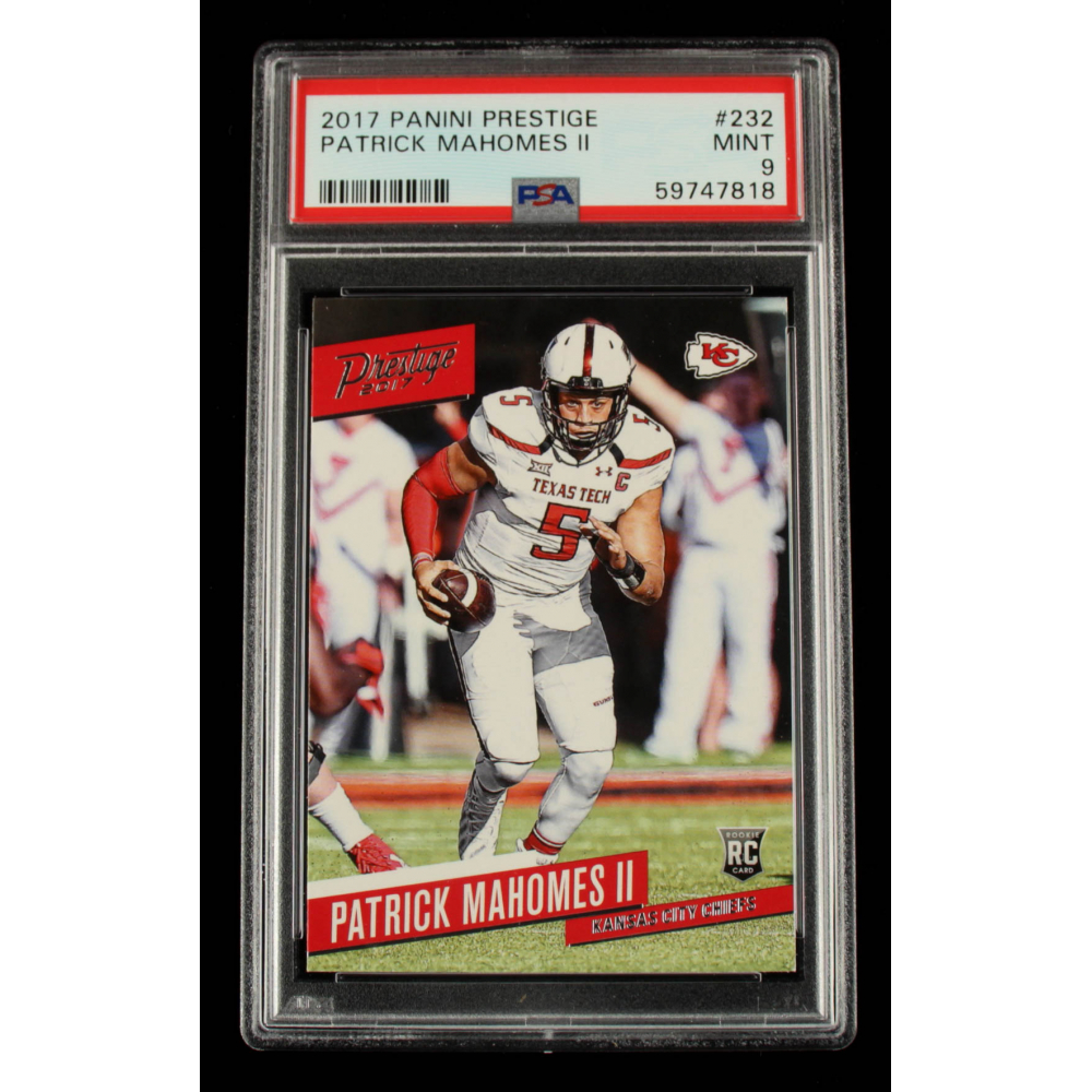 Patrick Mahomes II 2017 Prestige #232 RC (PSA 9) | Pristine Auction