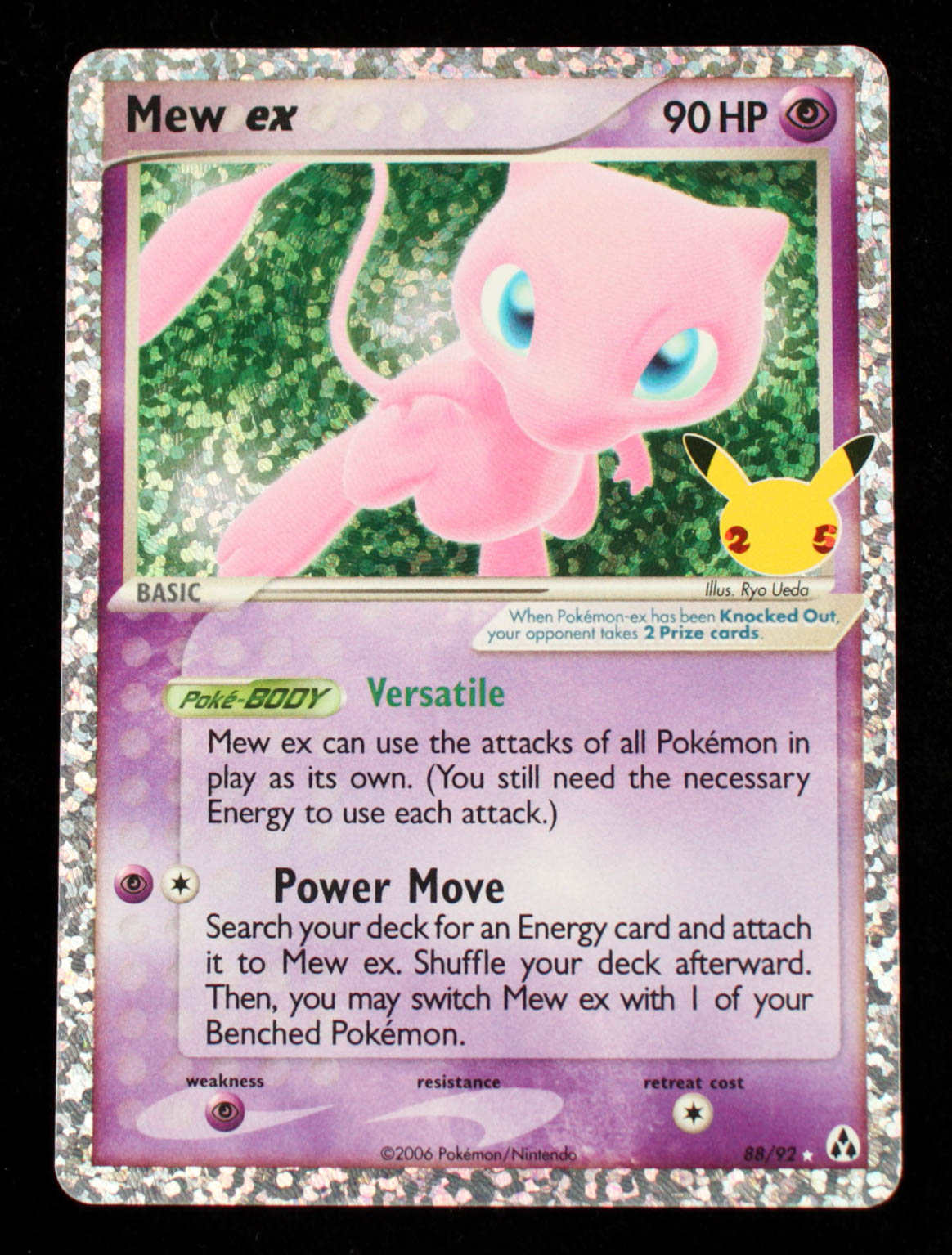 Mew EX 2021 Pokemon Celebrations Classic Collection Confetti Holo #88 at PristineAuction.com Mew EX 2021 Pokemon Celebrations Classic Collection Confetti Holo #88 at PristineAuction.com